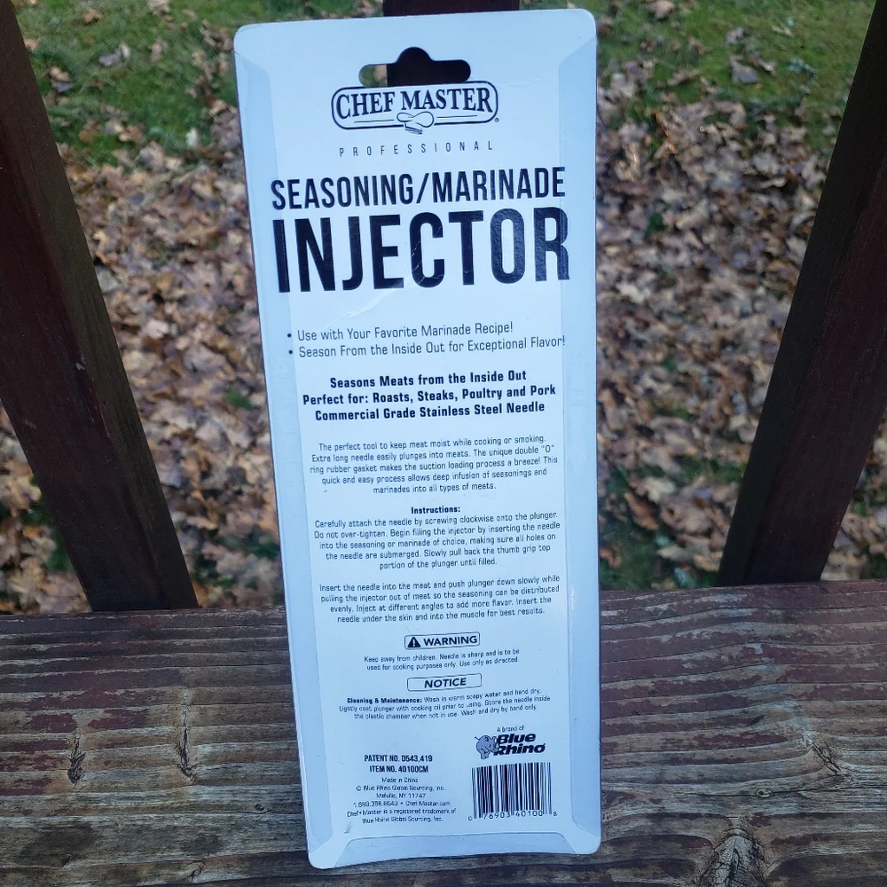 NEW Chef Master Professional Seasoning/Marinade Injector